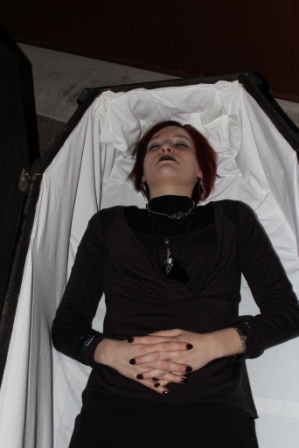 Open casket viewing